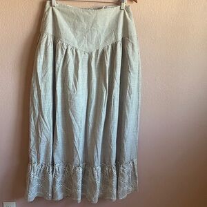 LAFFAIRE 90% Cotton Maxi Skirt for Women